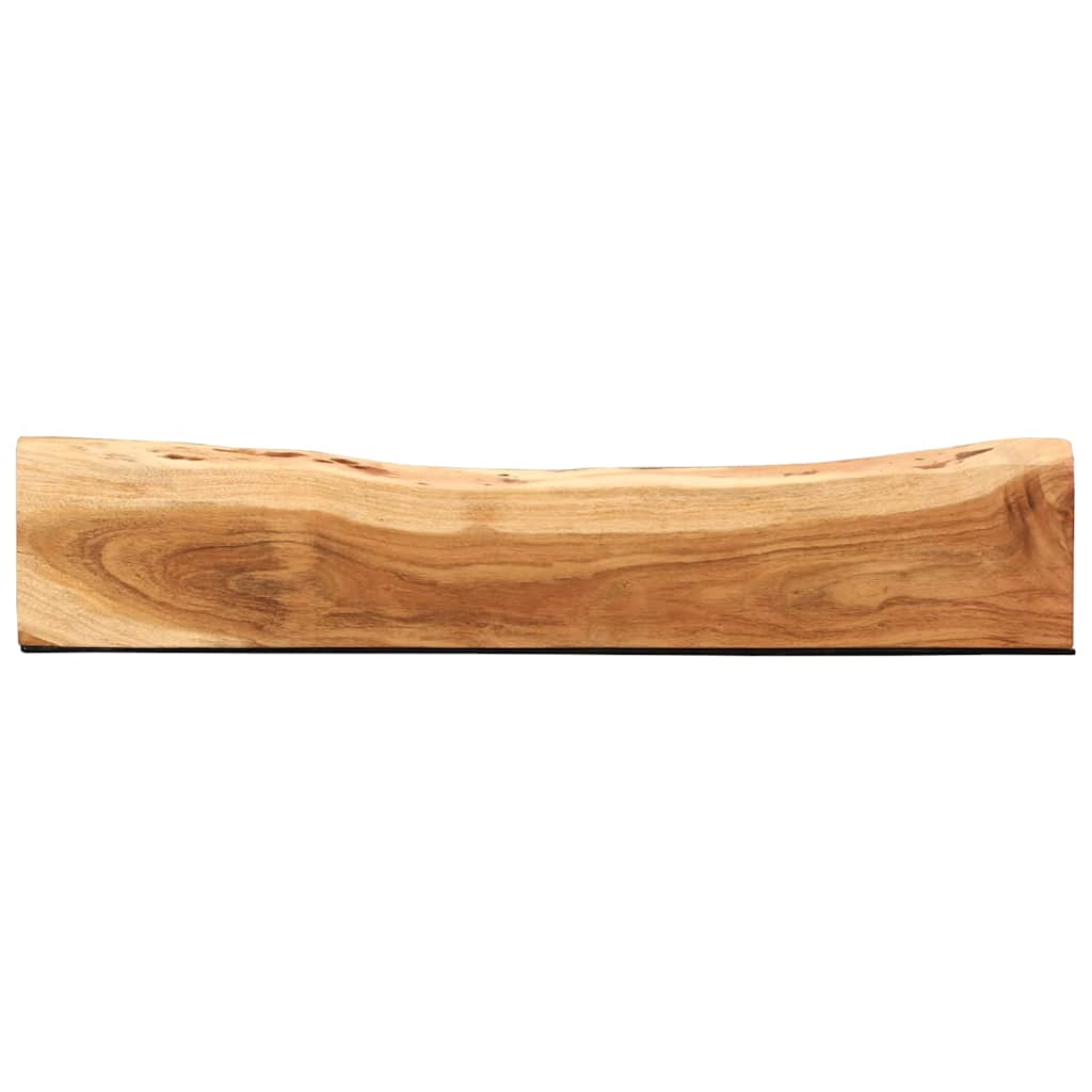Vegghyller 2 stk 100x20x3,5 cm heltre akasie