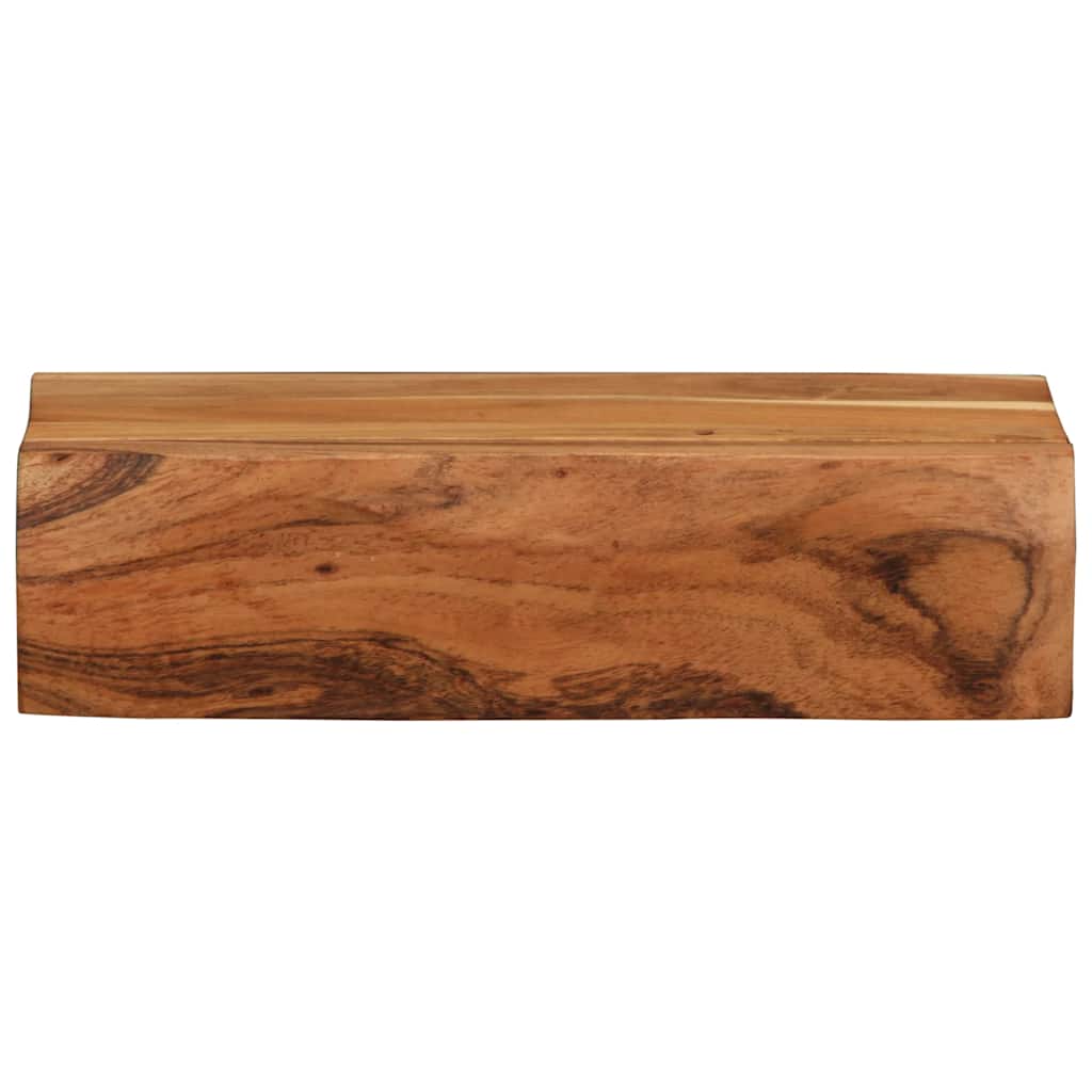Vegghyller 2 stk 30x17x8 cm heltre akasie