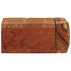 Vegghyller 2 stk 30x17x8 cm heltre akasie