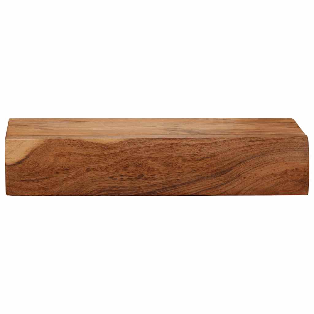 Vegghyller 2 stk 40x17x8 cm heltre akasie