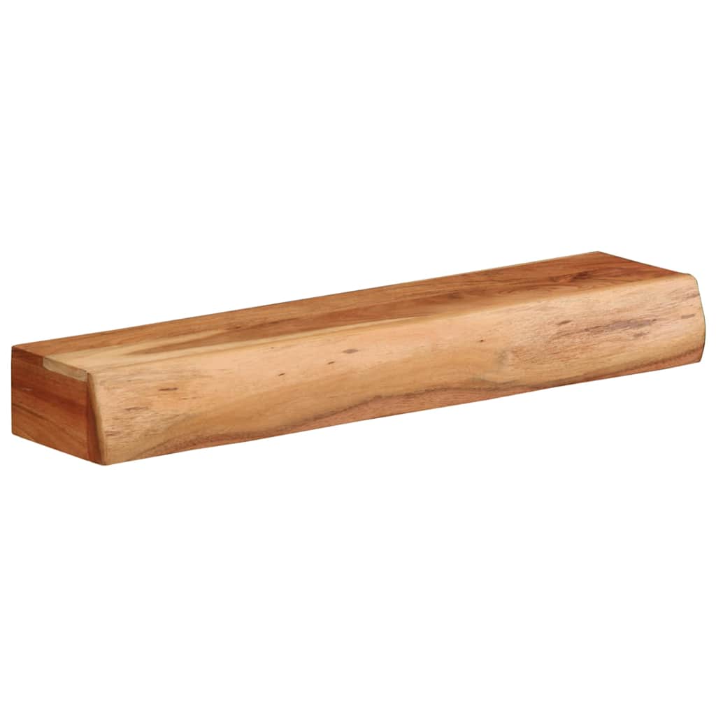 Vegghyller 2 stk 60x17x8 cm heltre akasie