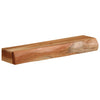 Vegghyller 2 stk 60x17x8 cm heltre akasie