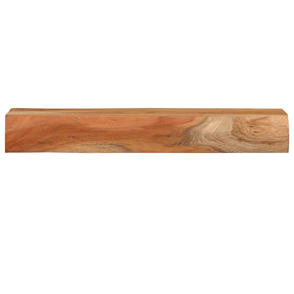 Vegghyller 2 stk 60x17x8 cm heltre akasie