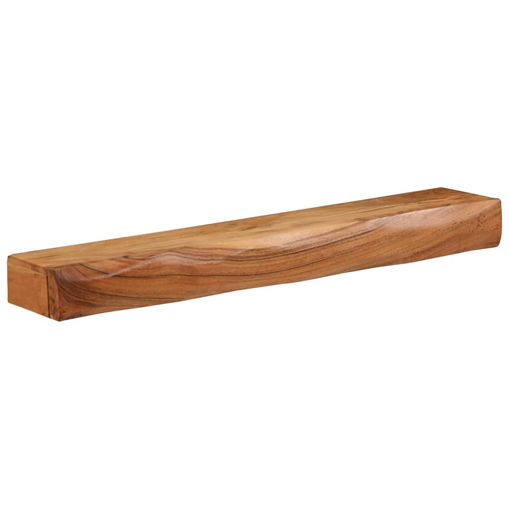 Vegghyller 2 stk 80x17x8 cm heltre akasie