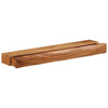 Vegghyller 2 stk 80x17x8 cm heltre akasie