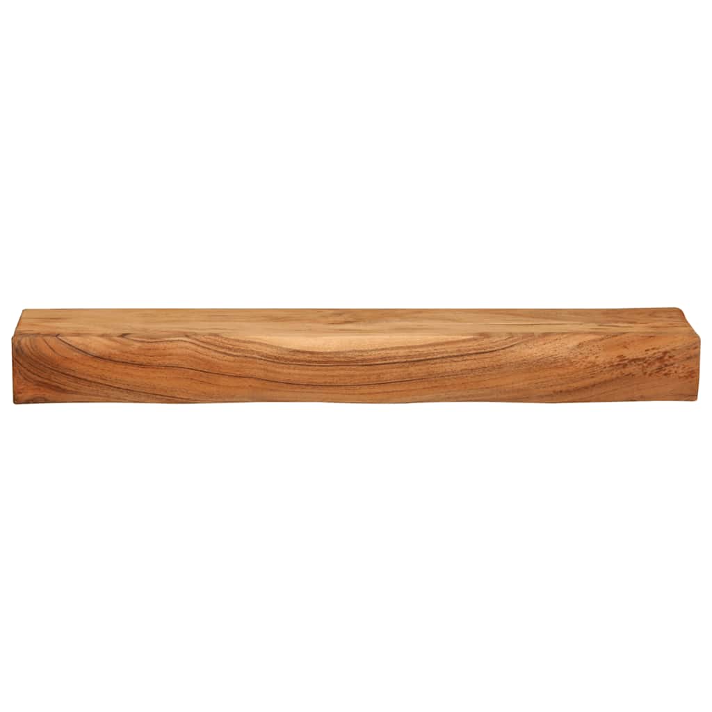 Vegghyller 2 stk 80x17x8 cm heltre akasie
