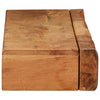 Vegghyller 2 stk 80x17x8 cm heltre akasie