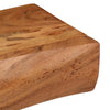 Vegghyller 2 stk 80x17x8 cm heltre akasie