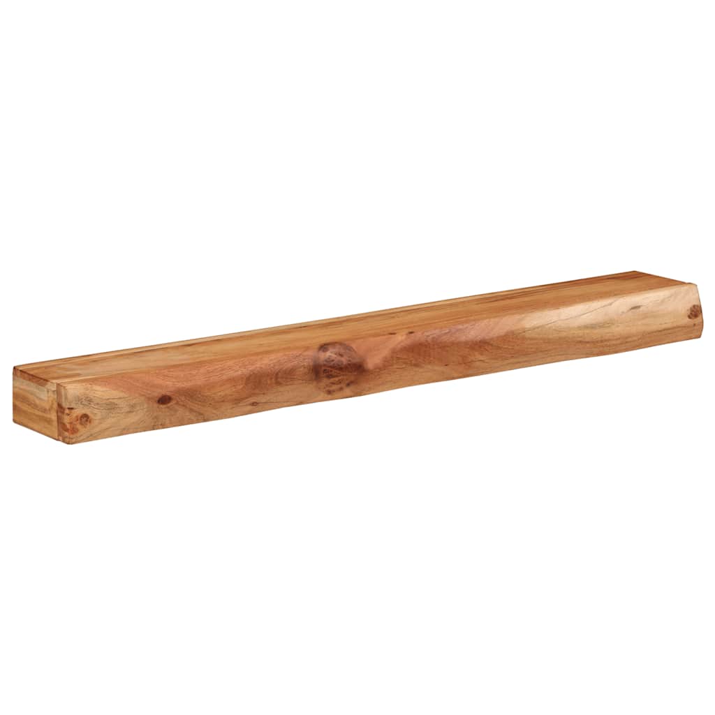 Vegghyller 2 stk 100x17x8 cm heltre akasie