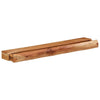 Vegghyller 2 stk 100x17x8 cm heltre akasie