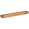 Vegghyller 2 stk 100x17x8 cm heltre akasie