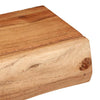 Vegghyller 2 stk 100x17x8 cm heltre akasie