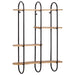 Vegghylle 90x20x116,5 cm grovt heltre mangotre
