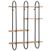 Vegghylle 90x20x116,5 cm grovt heltre mangotre