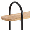Vegghylle 90x20x116,5 cm grovt heltre mangotre