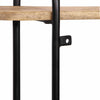 Vegghylle 90x20x116,5 cm grovt heltre mangotre