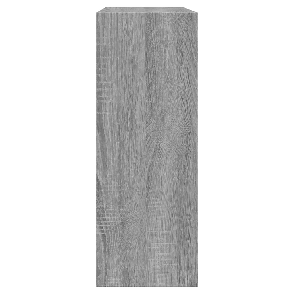 Skoskap grå sonoma 60x21x57 cm konstruert tre