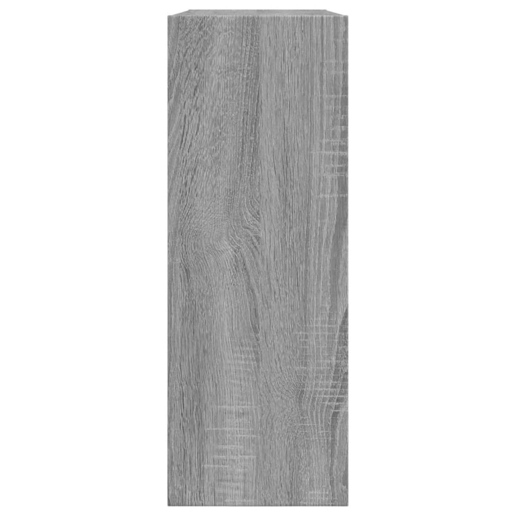 Skoskap grå sonoma 80x21x57 cm konstruert tre