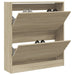 Skoskap sonoma eik 80x21x87,5 cm konstruert tre