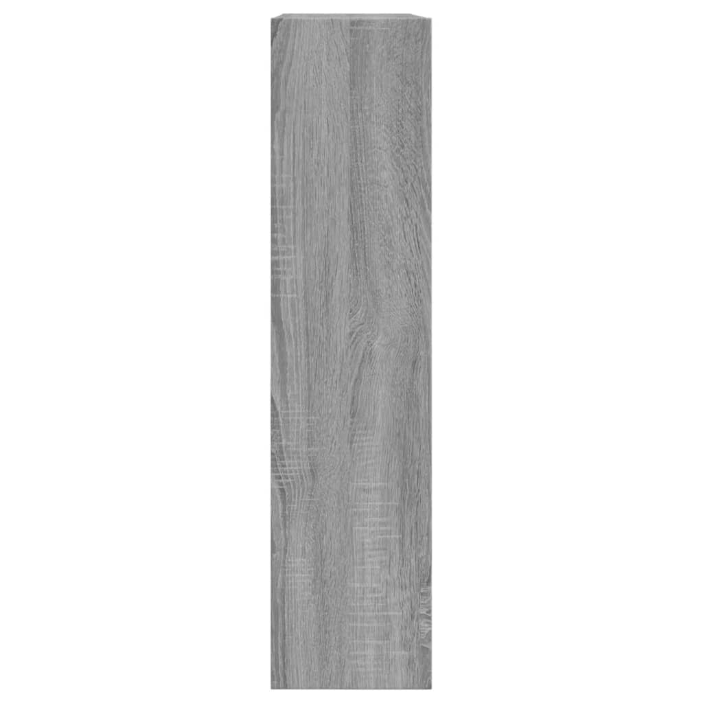 Skoskap grå sonoma 80x21x87,5 cm konstruert tre