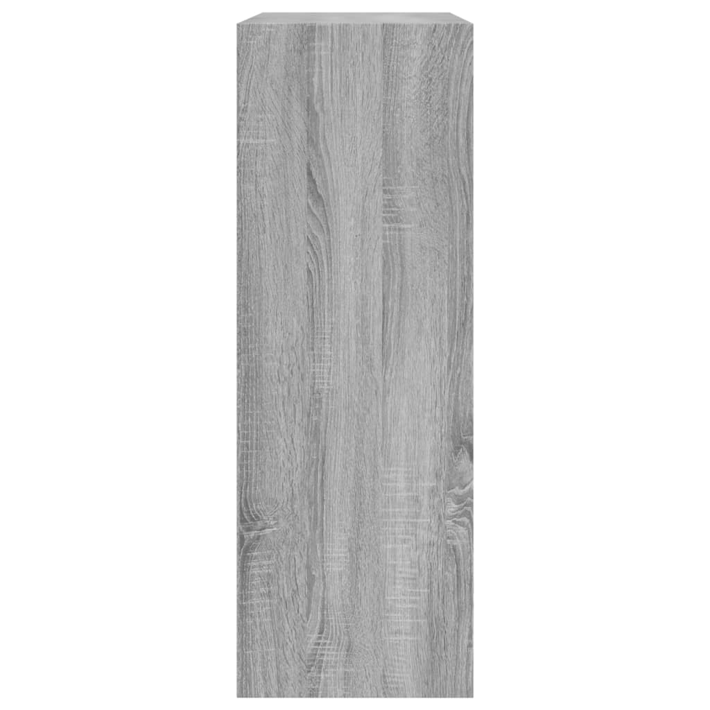 Skoskap grå sonoma 80x34x96,5 cm konstruert tre