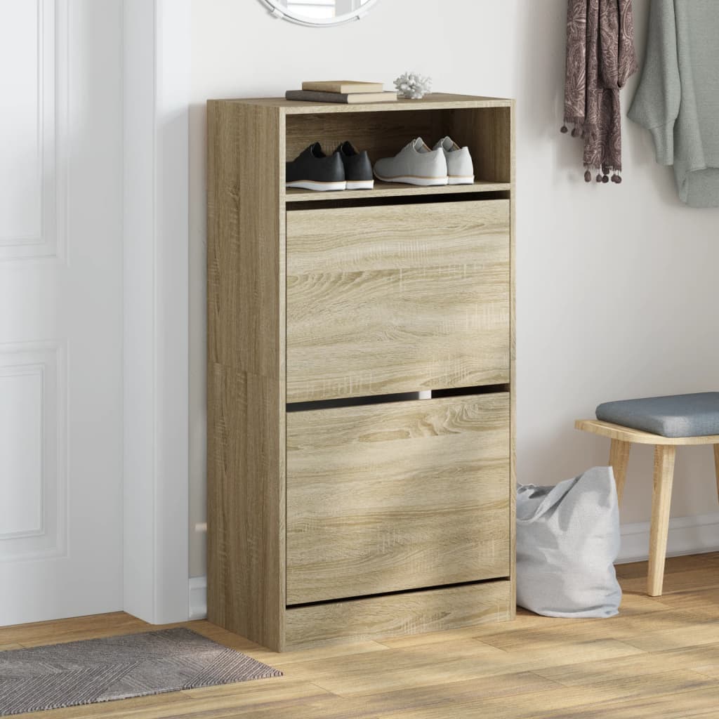 Skoskap sonoma eik 60x34x116 cm konstruert tre