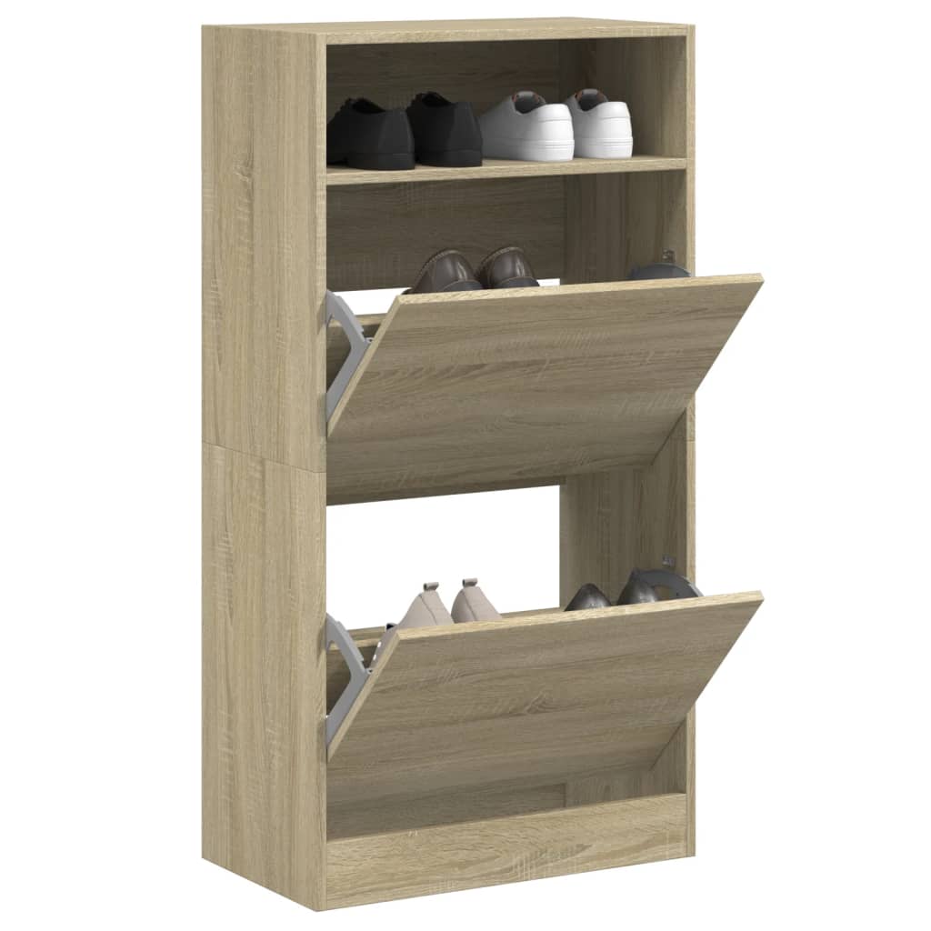 Skoskap sonoma eik 60x34x116 cm konstruert tre