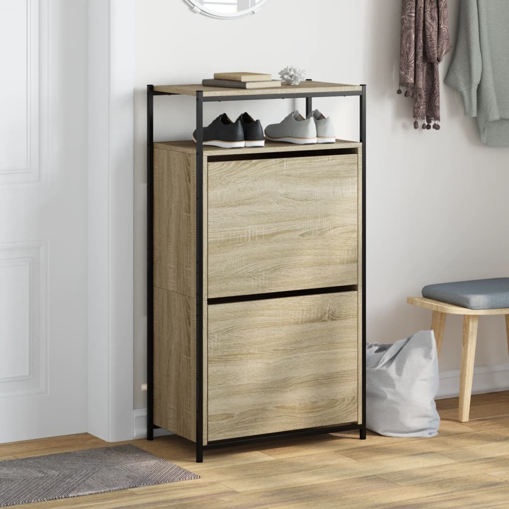 Skoskap sonoma eik 60x34x112 cm konstruert tre