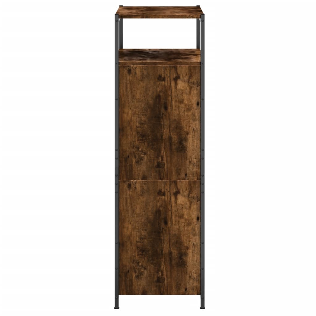 Skoskap røkt eik 60x34x112 cm konstruert tre