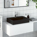 Servant 50x38x11 cm mineralstøpt/marmorstøpt svart