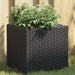Plantekasse svart 36x30x32 cm polyrotting