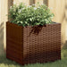 Plantekasse brun 36x30x32 cm polyrotting