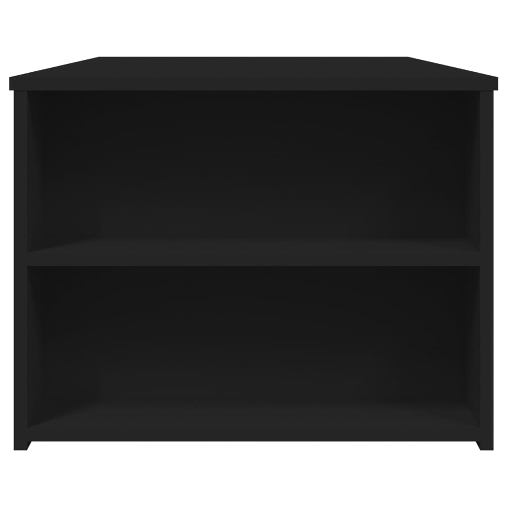 Salongbord svart 102x55x42 cm konstruert tre