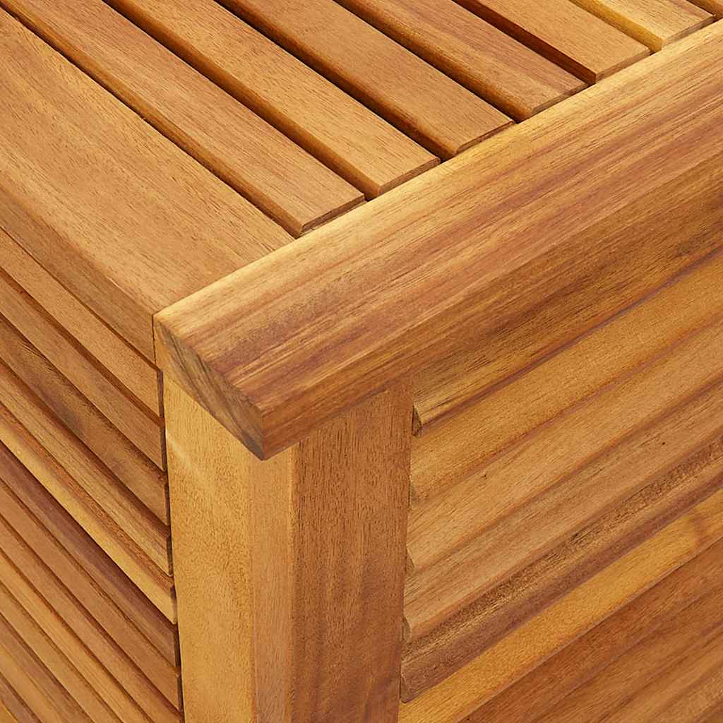 Putekasse med lameller 60x50x56 cm heltre akasie