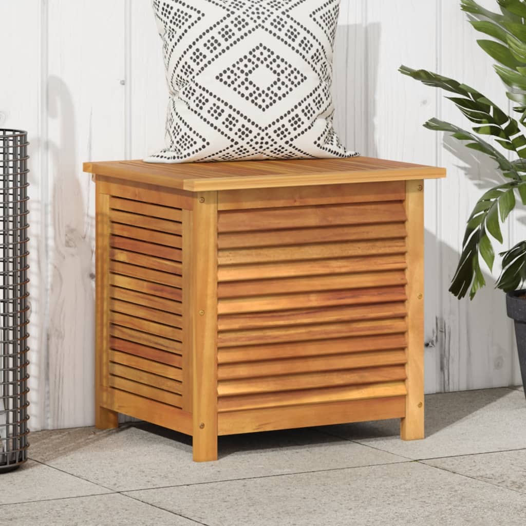 Putekasse med lameller 60x50x56 cm heltre akasie