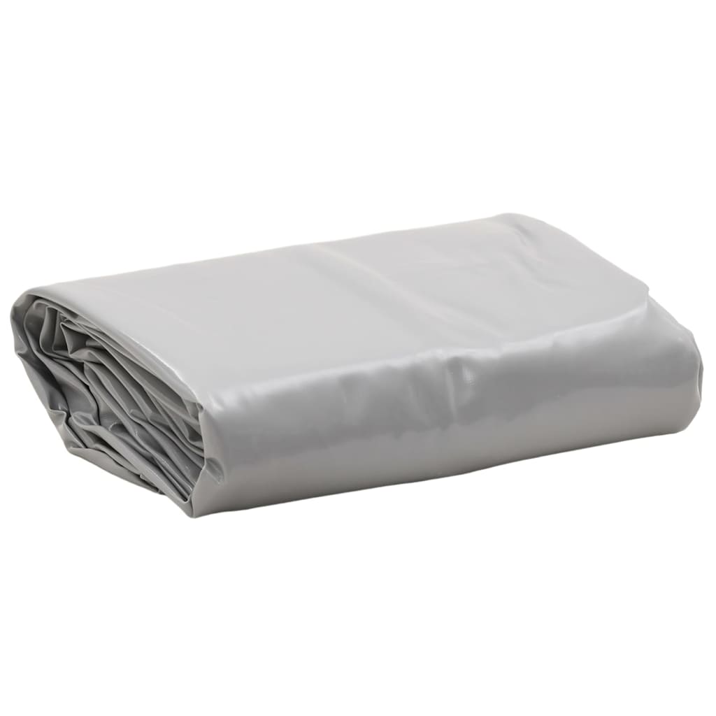 Presenning grå 1x2,5 m 650 g/m²