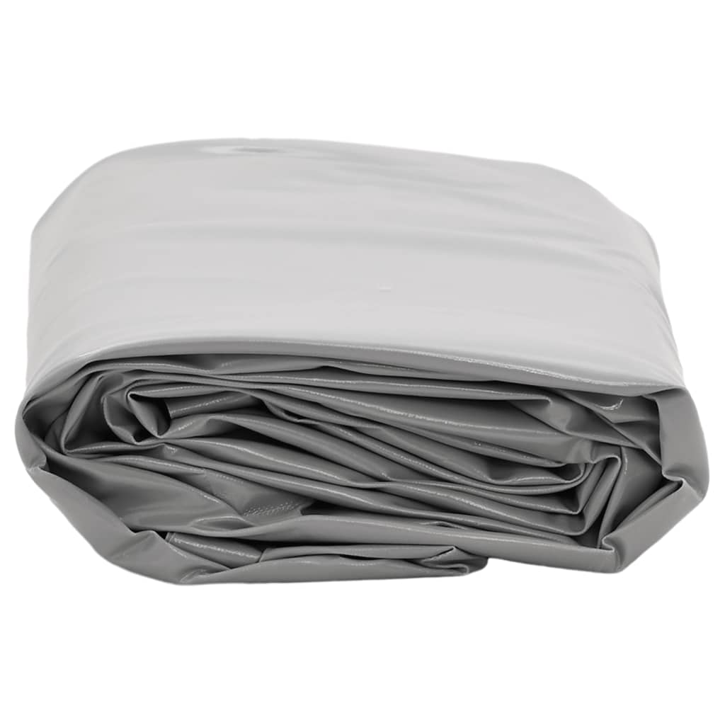 Presenning grå 1x2,5 m 650 g/m²