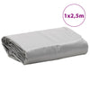 Presenning grå 1x2,5 m 650 g/m²