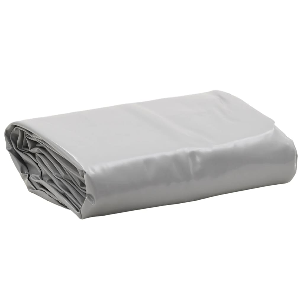 Presenning grå 5x7 m 650 g/m²