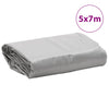 Presenning grå 5x7 m 650 g/m²