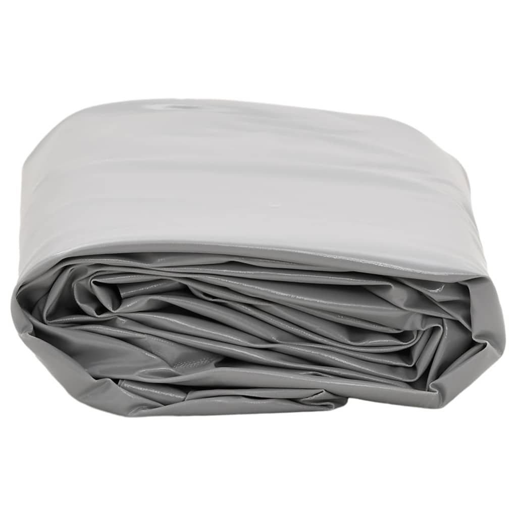 Presenning grå 5x8 m 650 g/m²