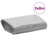 Presenning grå 5x8 m 650 g/m²