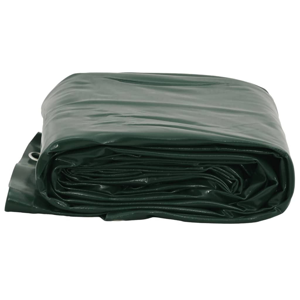 Presenning grønn 5x8 m 650 g/m²