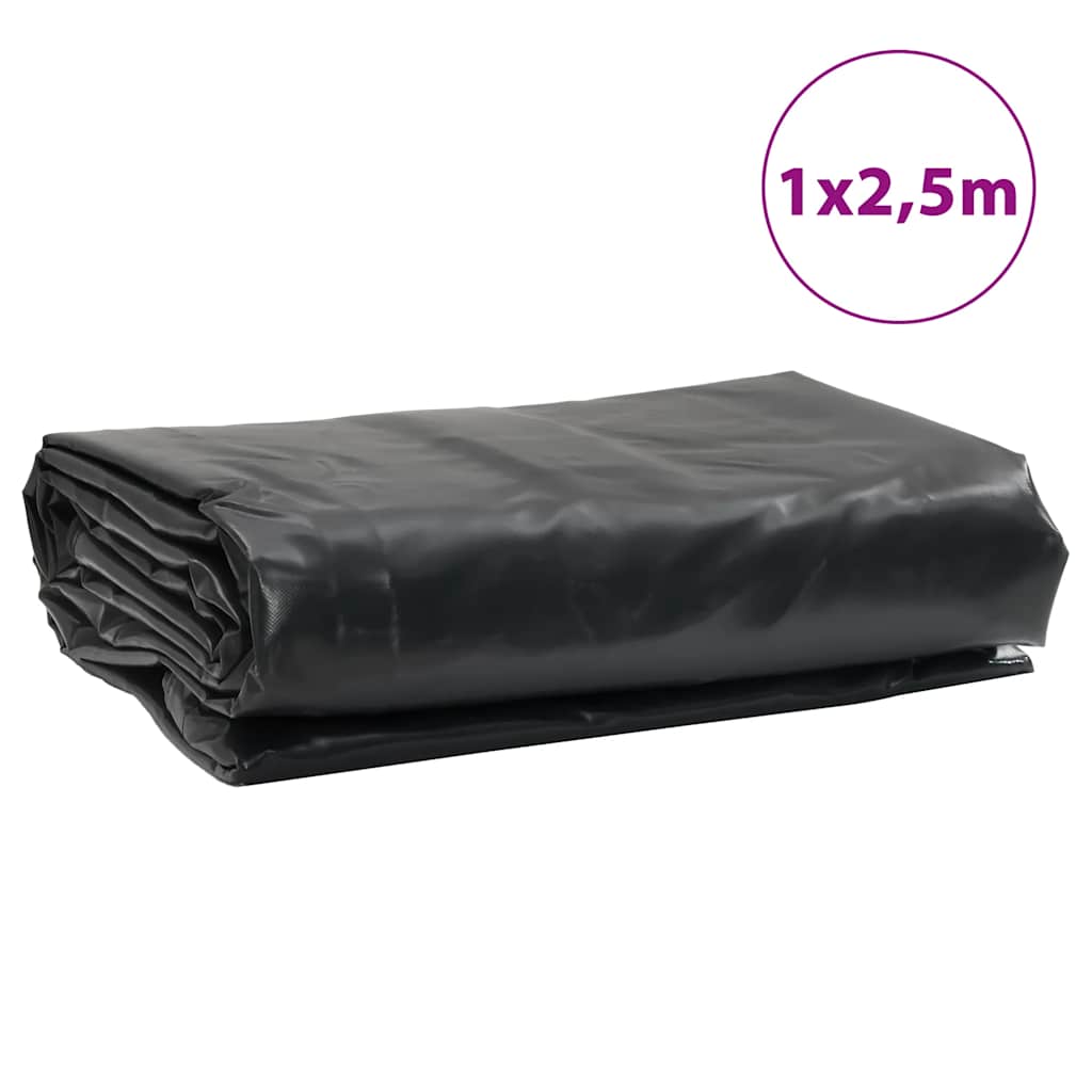 Presenning svart 1x2,5 m 650 g/m²