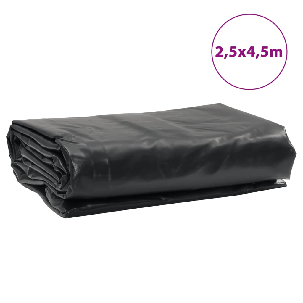 Presenning svart 2,5x4,5 m 650 g/m²