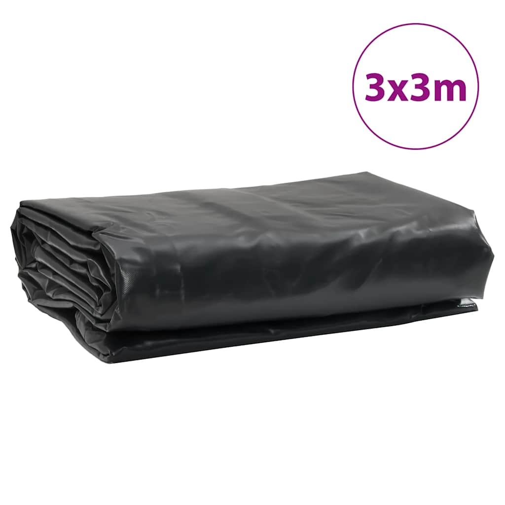 Presenning antrasitt 3x3 m 650 g/m²