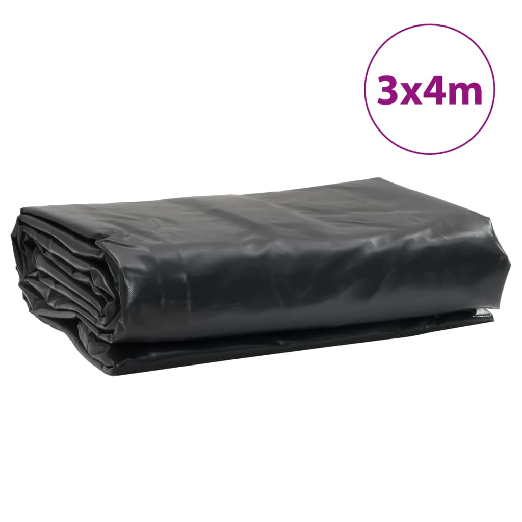 Presenning antrasitt 3x4 m 650 g/m²