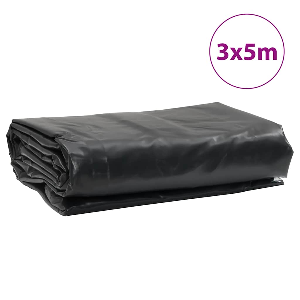 Presenning antrasitt 3x5 m 650 g/m²