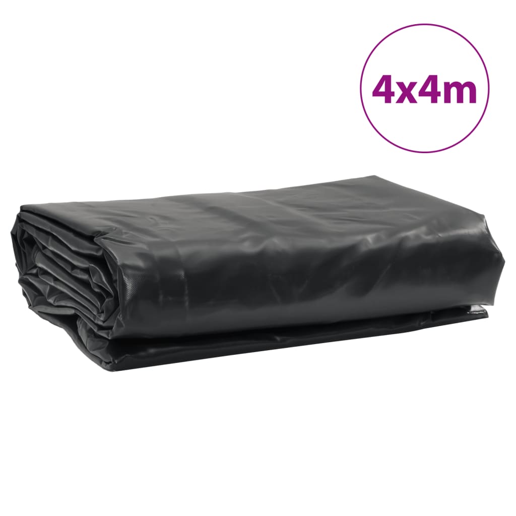 Presenning antrasitt 4x4 m 650 g/m²