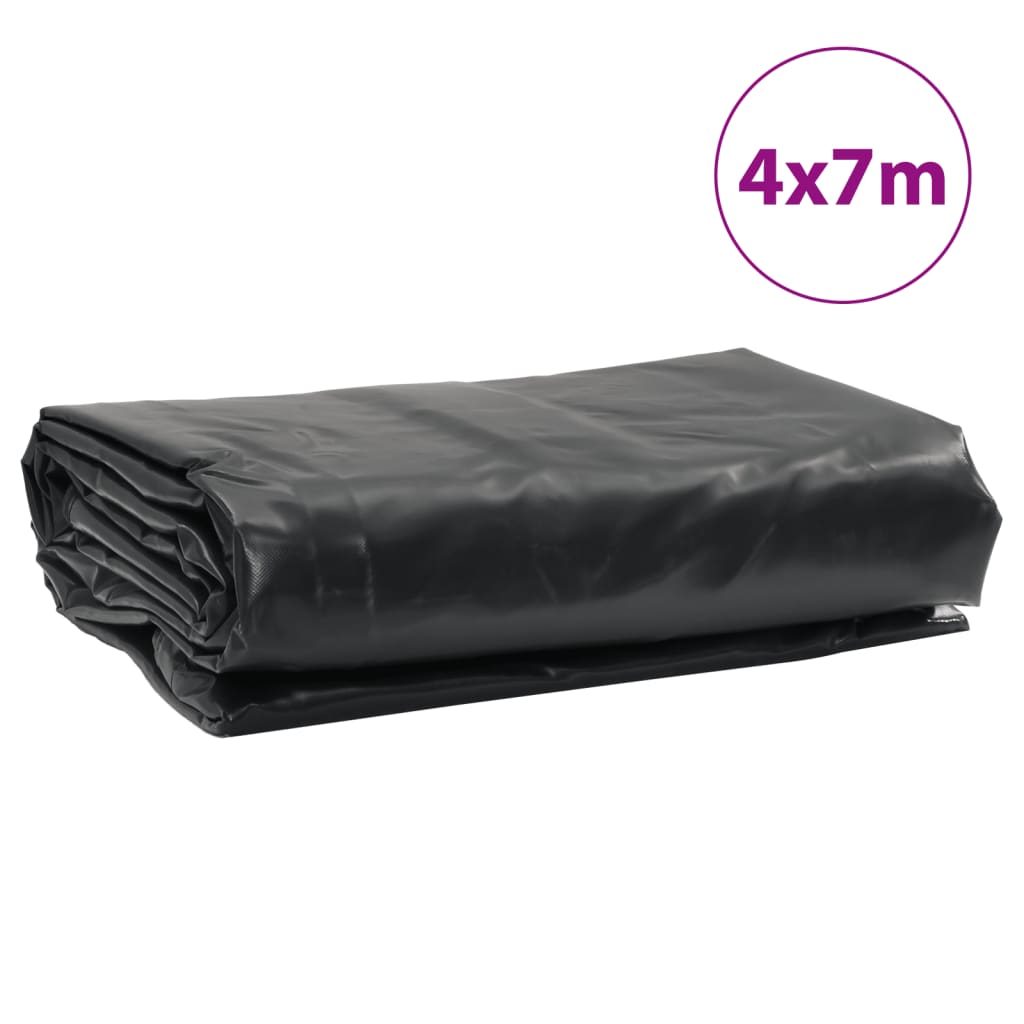 Presenning antrasitt 4x7 m 650 g/m²